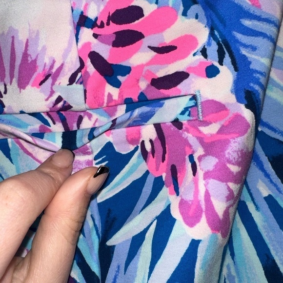 NWT Lilly Pulitzer Kelly knit skinny ankle pants Mr. Peacock B tweethearts 8 - Picture 9 of 12